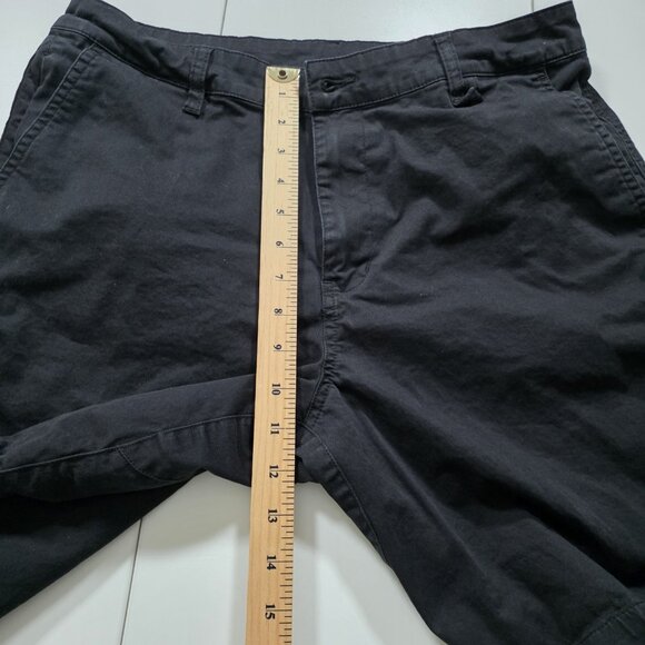 Tentree Shorts Mens 33 Black Organic Cotton Sustainable Comfort Hiking Stretch - Picture 5 of 16